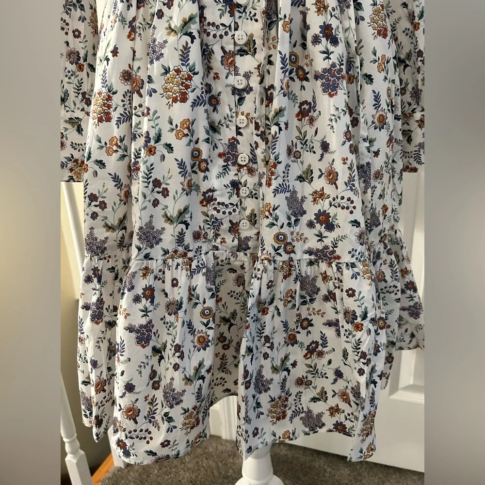 Anthropologie English Factory Long Sleeve Pintuck Smocked Dress NWT!* - Picture 10 of 16